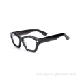 Wholesale Cheap Fashion Women Cat Eye Shape High Quality Thick Acetate Eyeglasses Frames